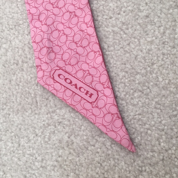 Pink Classic Coach Silk scarf - Picture 3 of 6